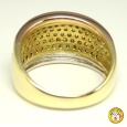 画像4: K18（ゴールド）　Pt900（プラチナ）　パヴェ　ダイヤモンド　1.00ct　指輪　美品 (4)