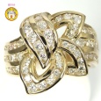 画像1: K18 ゴールド 　ダイヤモンド 1.74ct 指輪　中古　美品　新品仕上済　レディース　ジュエリー　ダイヤ　リング　質屋 (1)