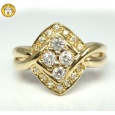 画像3: K18 ゴールド　ダイヤモンド　0.30ct　指輪　中古　美品　新品仕上済　レディース　ジュエリー　ダイヤ　リング　4月誕生石　アクセサリー　サイズ12　質屋 (3)