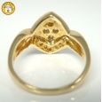 画像4: K18 ゴールド　ダイヤモンド　0.30ct　指輪　中古　美品　新品仕上済　レディース　ジュエリー　ダイヤ　リング　4月誕生石　アクセサリー　サイズ12　質屋 (4)