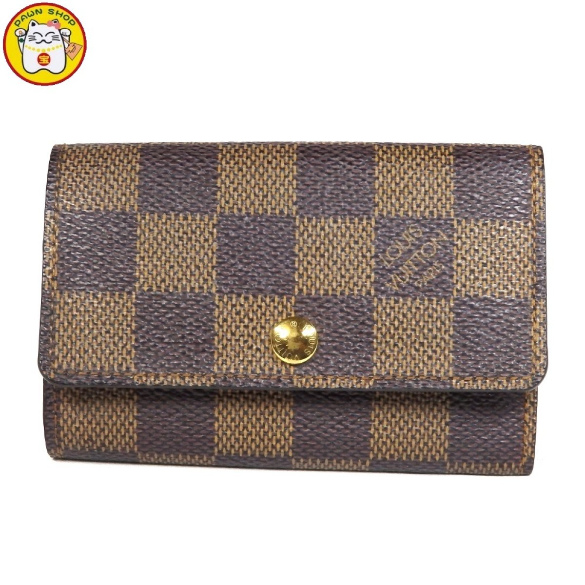 画像1: LOUIS　VUITTON】ルイ・ヴィトン　ミュルティクレ６　ダミエ　6本　キーケース　N62630　中古　美品　メンズ　レディース　質屋
