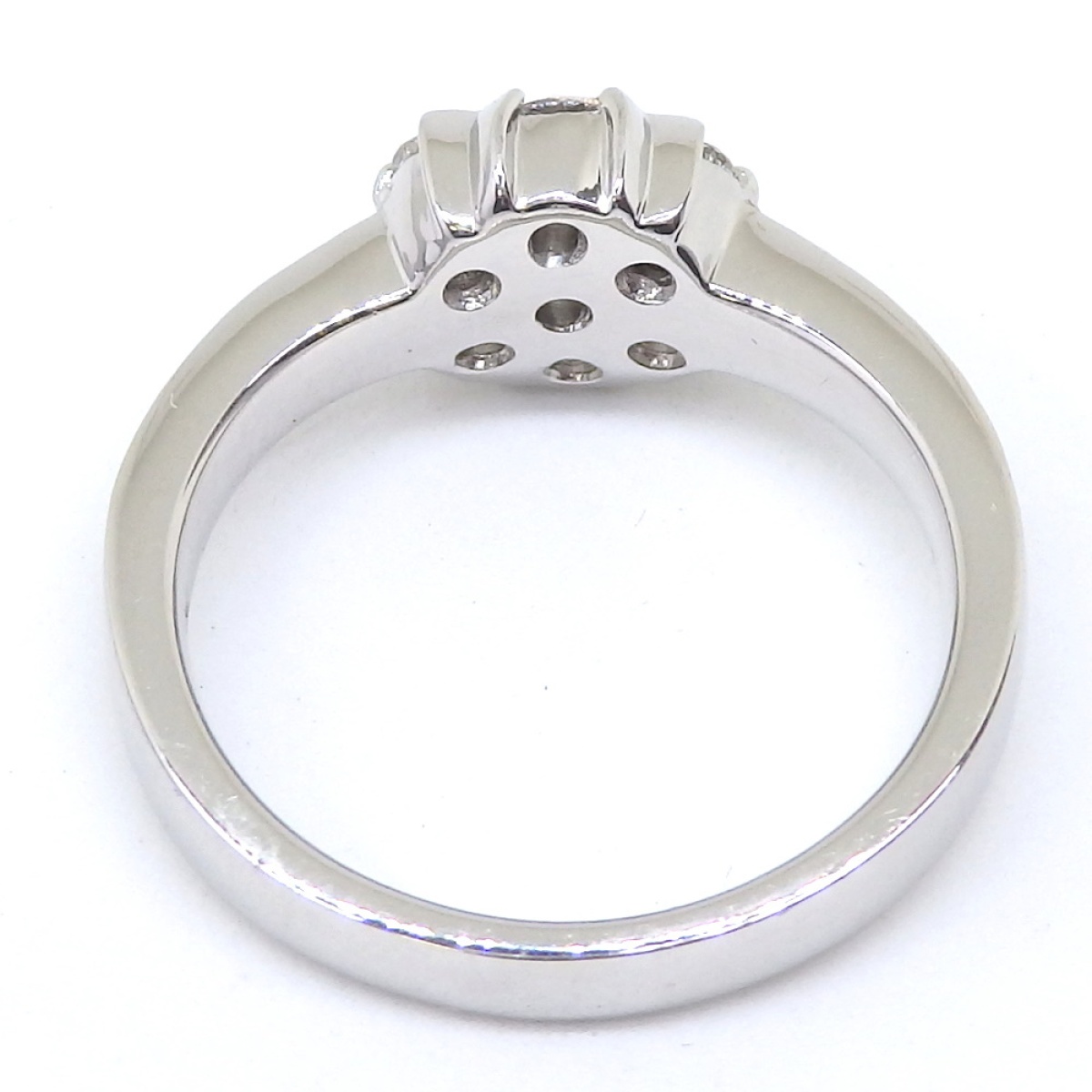画像3: Pt900 プラチナ　ダイヤモンド　1.00ct　指輪　フラワー　中古　美品　新品仕上済　レディース　ジュエリー　ダイヤ　リング　1カラット　質屋