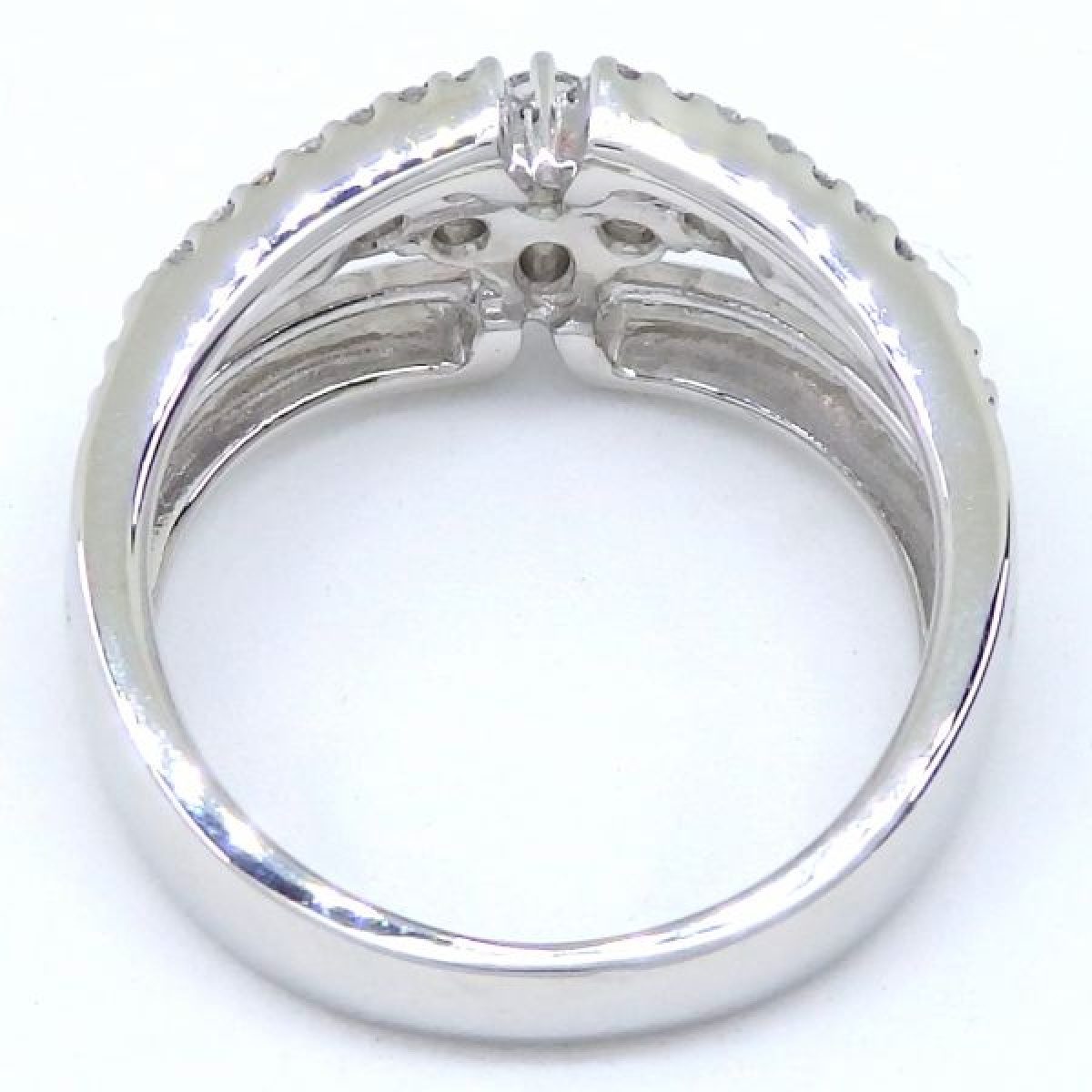 画像5: Pt900 プラチナ　ダイヤモンド　0.40ct　指輪　中古　美品　新品仕上済　レディース　ジュエリー　ダイヤ　4月誕生石　繊細なデザイン　リング　質屋