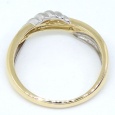 画像5: K18 ゴールド　Pt850 プラチナ　ダイヤモンド　0.09ct　指輪　中古　美品　新品仕上済　レディース　ジュエリー　ダイヤ　リング　質屋 (5)