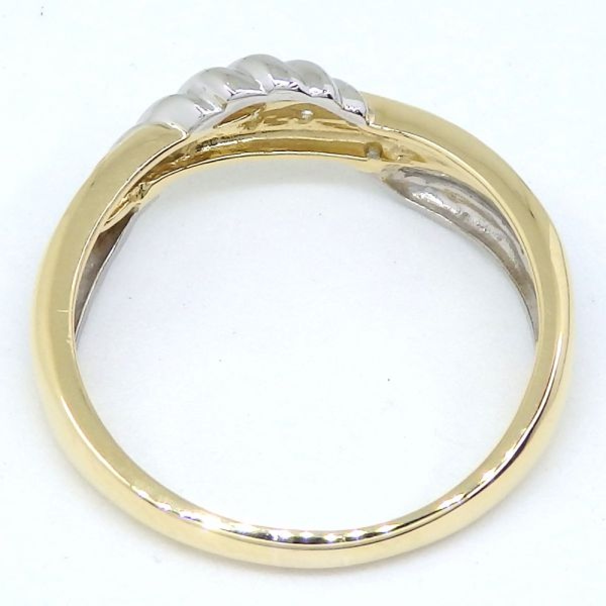 画像5: K18 ゴールド　Pt850 プラチナ　ダイヤモンド　0.09ct　指輪　中古　美品　新品仕上済　レディース　ジュエリー　ダイヤ　リング　質屋