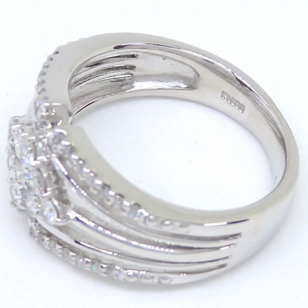 画像4: Pt900 プラチナ　ダイヤモンド　0.40ct　指輪　中古　美品　新品仕上済　レディース　ジュエリー　ダイヤ　4月誕生石　繊細なデザイン　リング　質屋