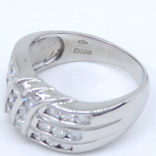 画像5: 　Pt850 プラチナ　ダイヤモンド 0.78ct　指輪　中古　美品　新品仕上済　レディース　ジュエリー　ダイヤ　リング　質屋