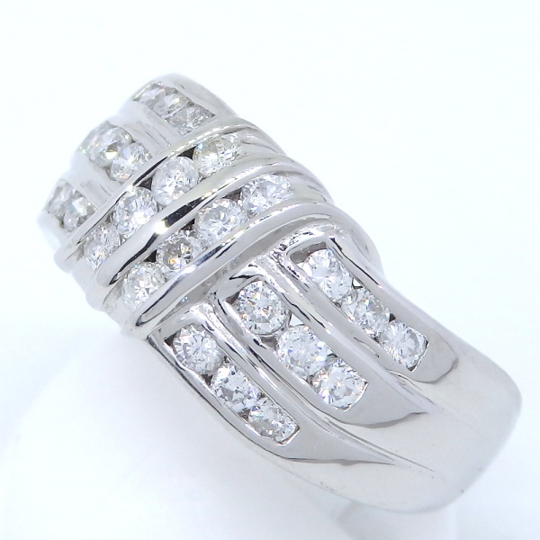 画像2: 　Pt850 プラチナ　ダイヤモンド 0.78ct　指輪　中古　美品　新品仕上済　レディース　ジュエリー　ダイヤ　リング　質屋