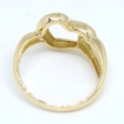 画像3: K18 ゴールド　ダイヤモンド 0.02ct 　指輪 　中古　美品　新品仕上済　レディース　ジュエリー　ダイヤ　リング　アクセサリー　4月誕生石　ハート　質屋 (3)