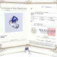 画像5: Pt900 プラチナ　天然 タンザナイト　3.61ct　ダイヤモンド　0.41ct 　指輪　鑑別書付　美品　新品仕上済 (5)