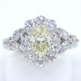 画像1: Pt900 プラチナ ダイヤモンド 1.36ct 1.024ct 指輪　鑑別書付　中古　美品　新品仕上済　レディース　ジュエリー　ダイヤ　リング　4月誕生石　質屋 (1)