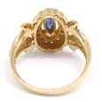 画像4: K18 ゴールド　イエローゴールド　サファイヤ 0.35ct　ダイヤモンド 0.30ct 指輪　中古　美品　新品仕上済　レディース　ジュエリー　ダイヤ　リング　質屋　9月誕生石 (4)