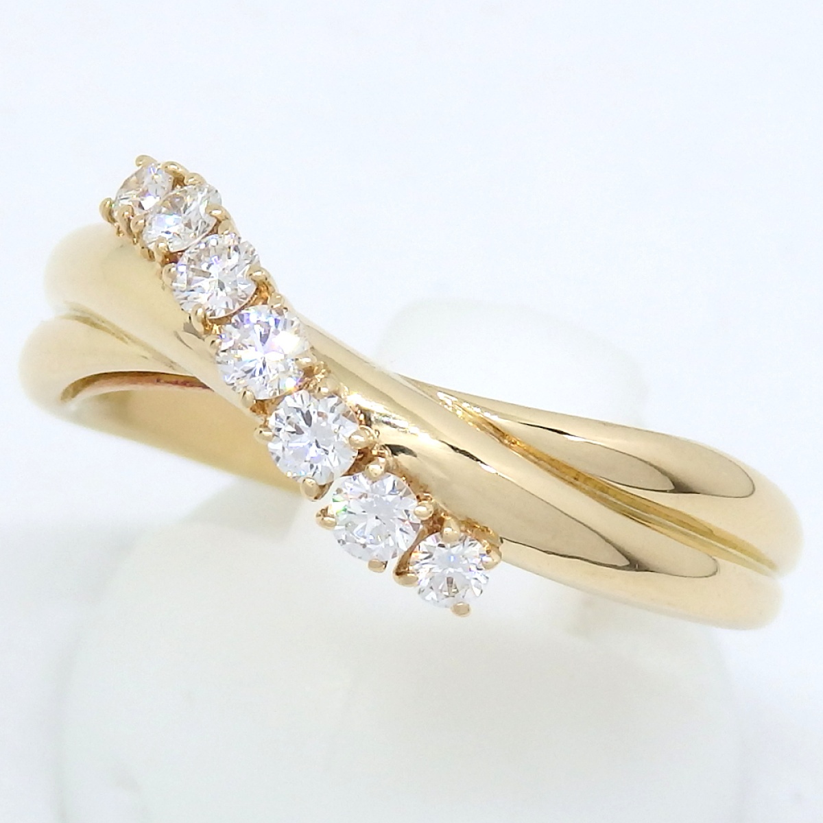 画像2: 【POLA】ポーラ　750 ゴールド ダイヤモンド　0.29ct　指輪 　中古　美品　新品仕上済　レディース　ジュエリー　ダイヤ　リング　質屋 4月誕生石　