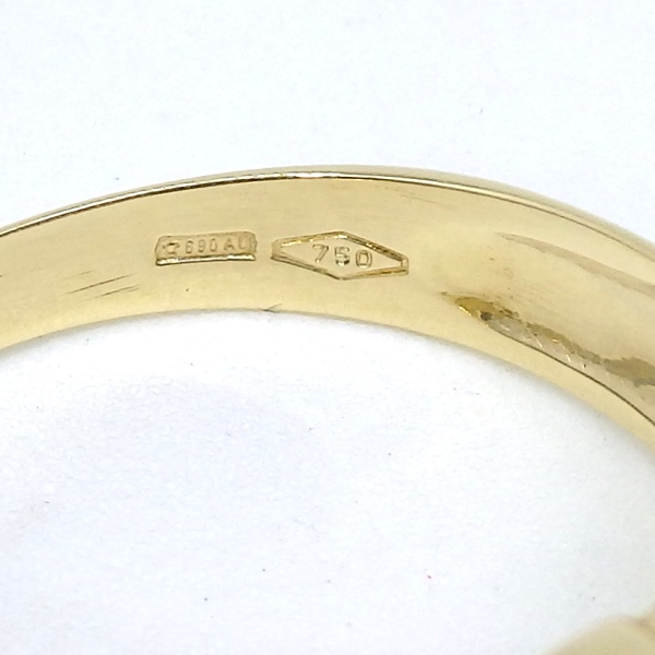 画像5: 750 ITALY ゴールド 　アメジスト　ブルートパーズ　ダイヤモンド 0.04ct 　 指輪　中古　美品　新品仕上済　レディース　ジュエリー　ダイヤ　リング　質屋　11月誕生石
