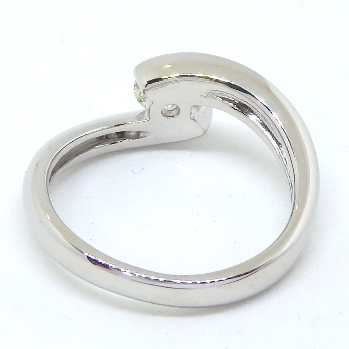 画像4: Pt900 プラチナ ダイヤモンド 0.333ct 0.03ct 指輪　中古　美品　新品仕上済　レディース　ジュエリー　ダイヤ　リング　質屋　4月誕生石