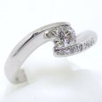 画像3: Pt900 プラチナ ダイヤモンド 0.333ct 0.03ct 指輪　中古　美品　新品仕上済　レディース　ジュエリー　ダイヤ　リング　質屋　4月誕生石 (3)