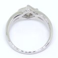 画像4: Pt900 プラチナ ダイヤモンド 0.30ct 指輪　美品　新品仕上済 　ミステリーセッティング 中古　レディース　ジュエリー　ダイヤ　リング　＃12　4月誕生石　質屋 (4)