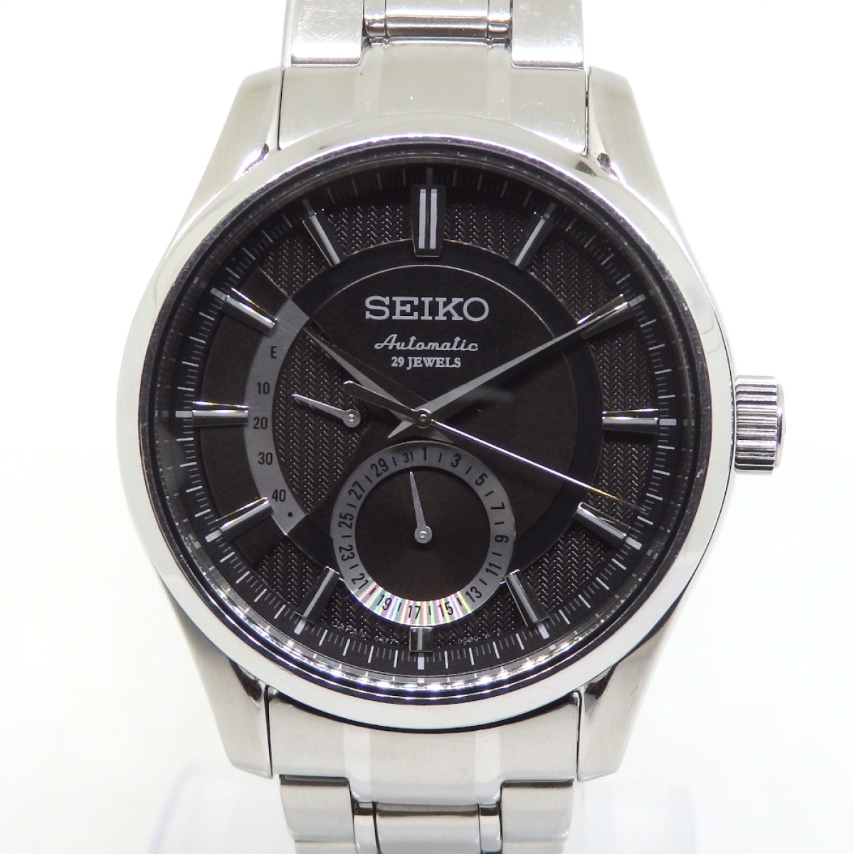 SEIKO セイコー プレザージュ 自動巻 パワーリザーブ 29石 29JEWELS 6R27-00A0 SARW003 メンズ 腕時計