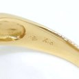 画像5: K18 ゴールド　エイローゴールド　ルビー サファイア　ダイヤモンド　0.03ct 　指輪　中古　美品　新品仕上済　レディース　ジュエリー　ダイヤ　リング　質屋　7月誕生石 (5)