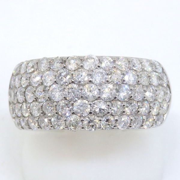 画像1: Pt900 プラチナ 　ダイヤモンド　2.02ct　指輪　パヴェ ボリューム　中古　美品　仕上済　レディース　ジュエリー　ダイヤ　リング　質屋