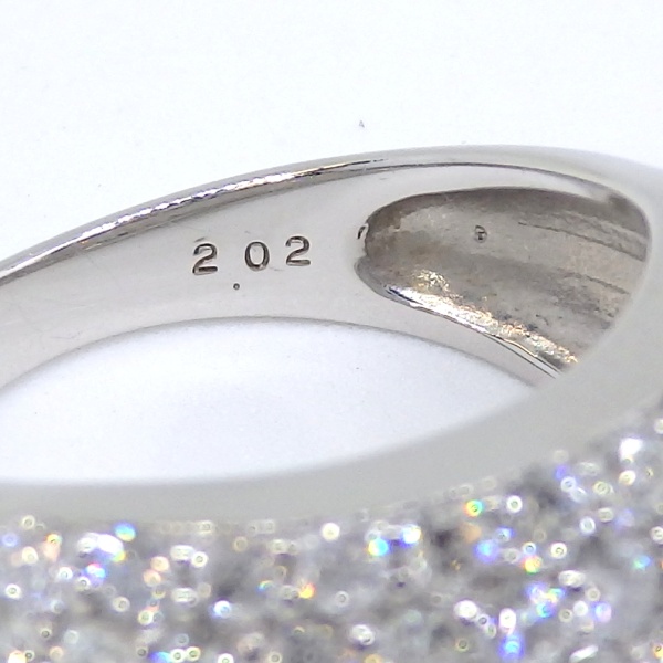 画像5: Pt900 プラチナ 　ダイヤモンド　2.02ct　指輪　パヴェ