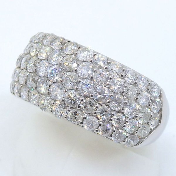 画像2: Pt900 プラチナ 　ダイヤモンド　2.02ct　指輪　パヴェ ボリューム　中古　美品　仕上済　レディース　ジュエリー　ダイヤ　リング　質屋