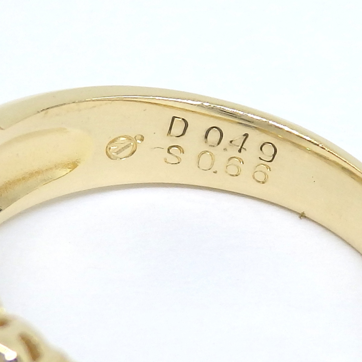 画像5: K18 ゴールド サファイア 0.66ct　ダイヤモンド 0.49ct 指輪　中古　美品　新品仕上済　レディース　ジュエリー　ダイヤ　リング　質屋　9月誕生石