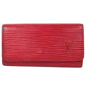 【LOUIS　VUITTON】ルイ・ヴィトン キーケース 4本用　ミュルティクレ4　M63827　エピ　レザー　中古