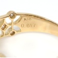 画像5: K18 ゴールド 　オパール 0.617ct　ダイヤモンド 0.31ct　指輪 中古　美品　新品仕上済　レディース　ジュエリー　ダイヤ　リング　質屋　10月誕生石 (5)