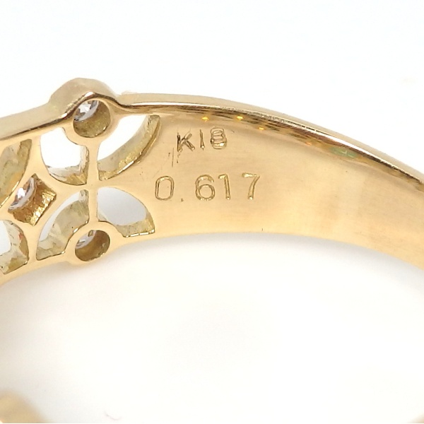 画像5: K18 ゴールド 　オパール 0.617ct　ダイヤモンド 0.31ct　指輪 中古　美品　新品仕上済　レディース　ジュエリー　ダイヤ　リング　質屋　10月誕生石