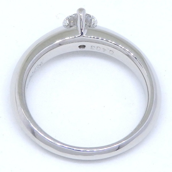 画像4: 【k.uno】ケイウノ　Pt900 プラチナ　ダイヤモンド　0.403ct　G・SI1・EX　指輪　鑑定書付　中古　美品　新品仕上済　ダイヤ　リング　質屋
