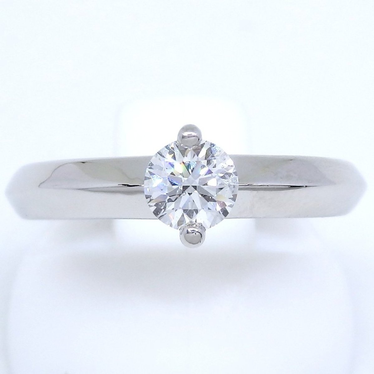 画像1: 【k.uno】ケイウノ　Pt900 プラチナ　ダイヤモンド　0.403ct　G・SI1・EX　指輪　鑑定書付　中古　美品　新品仕上済　ダイヤ　リング　質屋