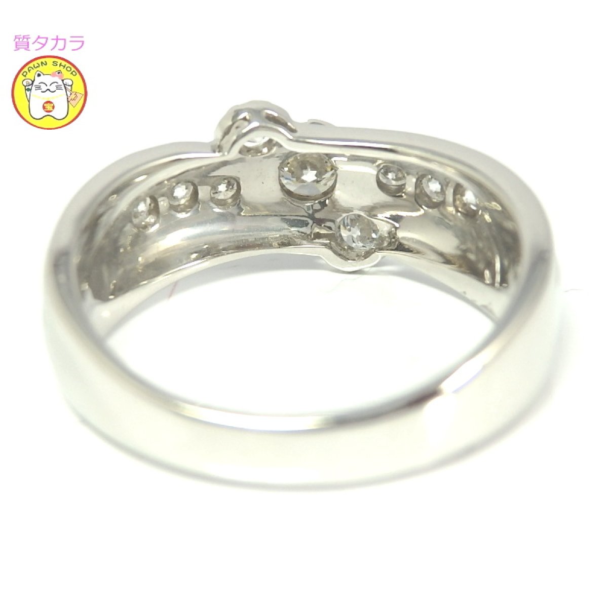 画像5: Pt950 プラチナ　 ダイヤモンド 0.54ct 指輪 　美品　新品同様 中古　美品　新品仕上済　レディース　ジュエリー　ダイヤ　リング　質屋