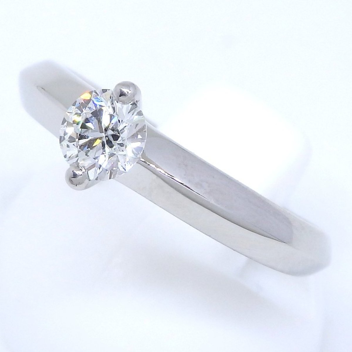 画像2: 【k.uno】ケイウノ　Pt900 プラチナ　ダイヤモンド　0.403ct　G・SI1・EX　指輪　鑑定書付　中古　美品　新品仕上済　ダイヤ　リング　質屋