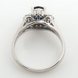 画像4: Pt900 プラチナ サファイア 1.03ct　ダイヤモンド 0.14ct 0.05ct　指輪　中古　美品　新品仕上済　レディース　ジュエリー　ダイヤ　リング　質屋 9月誕生石 (4)