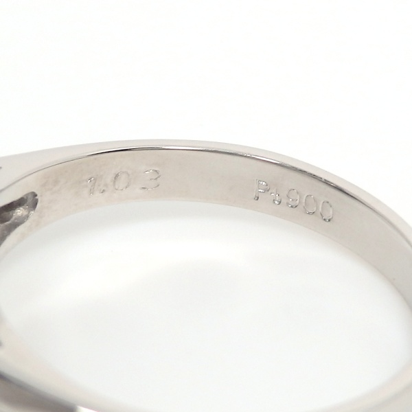画像5: Pt900 プラチナ サファイア 1.03ct　ダイヤモンド 0.14ct 0.05ct　指輪　中古　美品　新品仕上済　レディース　ジュエリー　ダイヤ　リング　質屋 9月誕生石