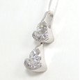 画像2: Pt プラチナ 　ダイヤモンド 0.21ct 0.22ct 0.05ct ペンダント　トップ　中古　美品　レディース　ジュエリー　トップのみ　ダイヤ　質屋 (2)