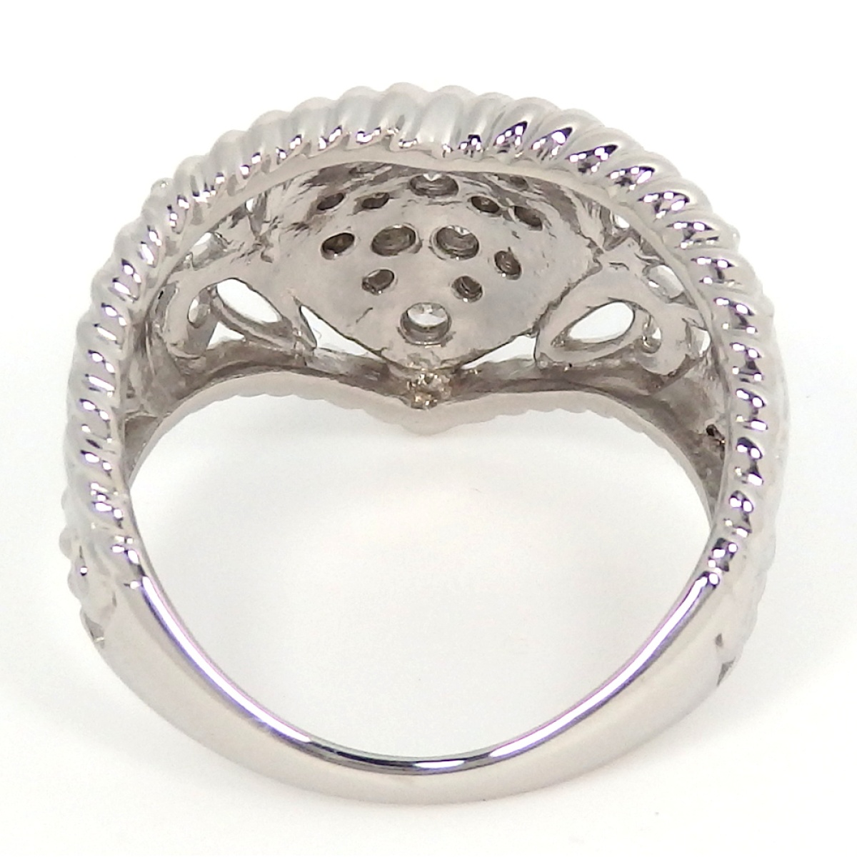 画像3: Pt900 プラチナ　ダイヤモンド　0.32ct　指輪　中古　美品　リング　新品仕上済　レディース　ジュエリー　ダイヤ　質屋　4月誕生石