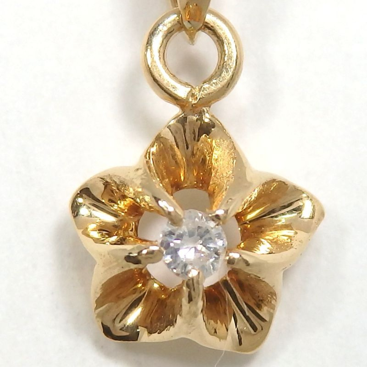 画像3: K18 ゴールド　ダイヤモンド ペンダント付ネックレス　中古　美品　レディース　ジュエリー　ダイヤ　質屋