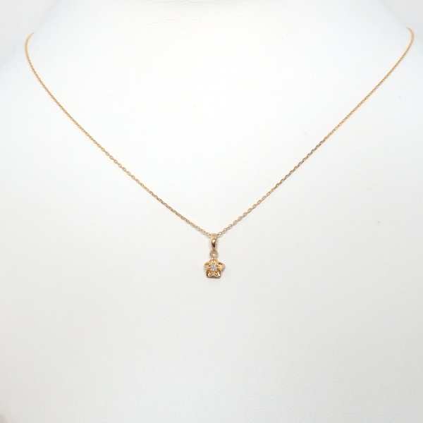 画像5: K18 ゴールド　ダイヤモンド ペンダント付ネックレス　中古　美品　レディース　ジュエリー　ダイヤ　質屋