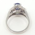 画像4: Pt900 プラチナ 天然 スターサファイア 1.59ct　ダイヤモンド 0.50ct　指輪 　鑑別書付　 中古　美品　新品仕上済　レディース　リング　質屋 9月誕生石 (4)