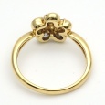 画像3: K18 ゴールド　ダイヤモンド 0.50ct　指輪　フラワー　 中古　美品　レディース　ジュエリー　ダイヤ　リング　質屋 (3)