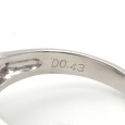 画像5: Pt900 プラチナ オパール 七色 ダイヤモンド 0.43ct　 指輪　中古　美品　新品仕上済　レディース　ジュエリー　ダイヤ　リング　質屋　10月誕生石 (5)