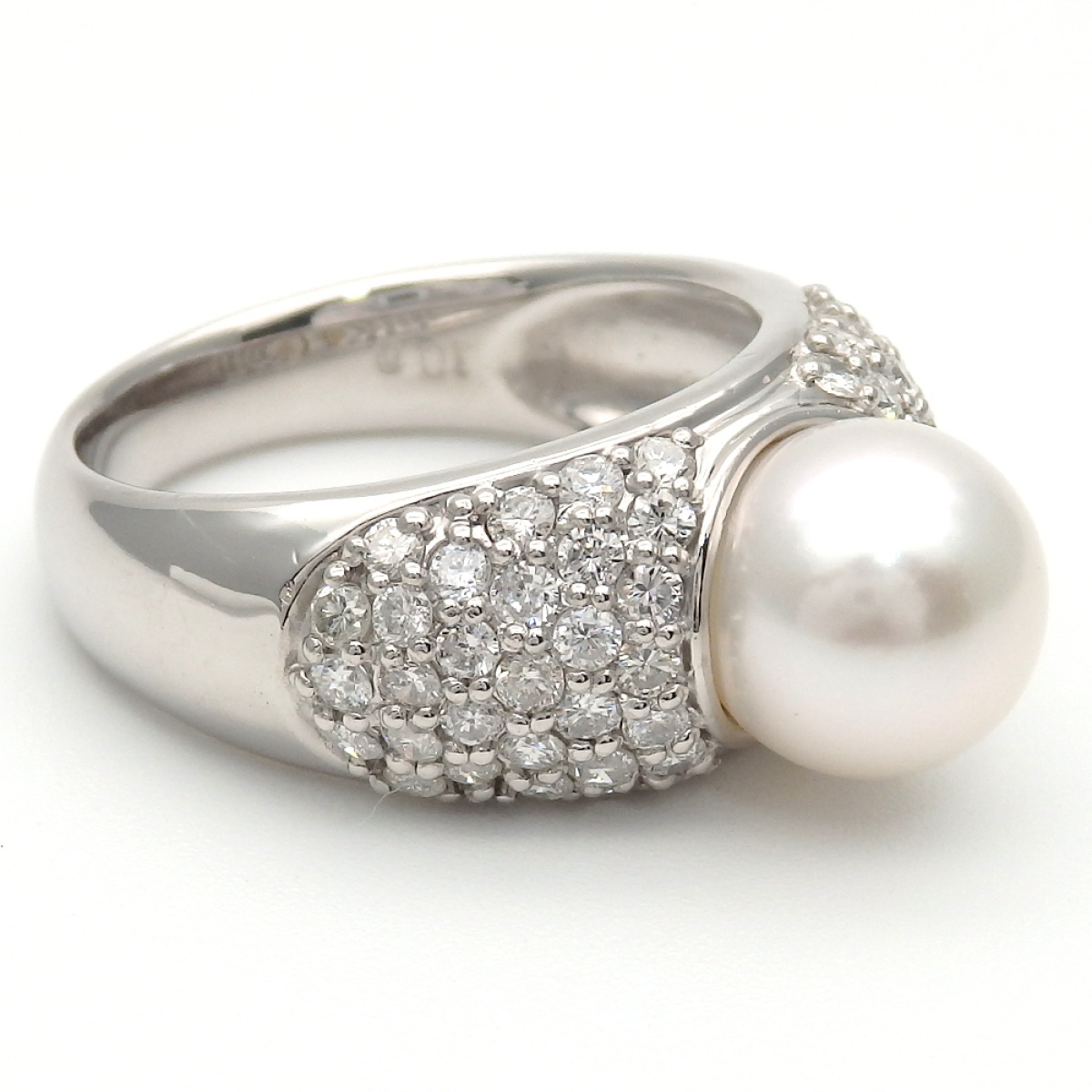 画像5: Pt900 プラチナ　 真珠 8.5ｍｍ　ダイヤモンド 1.00ct 指輪 　パール　 中古　美品　レディース　ジュエリー　ダイヤ 1カラット　リング　質屋　6月誕生石