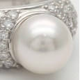 画像4: Pt900 プラチナ　 真珠 8.5ｍｍ　ダイヤモンド 1.00ct 指輪 　パール　 中古　美品　レディース　ジュエリー　ダイヤ 1カラット　リング　質屋　6月誕生石 (4)