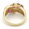 画像3: K18 ゴールド K18YG　イエローゴールド　 ルビー 1.52ct ダイヤモンド 0.22ct　指輪　中古　美品　仕上済　リング　ダイヤ　レディース　質屋　 7月誕生石 (3)