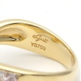 画像4: 【Jeunet】ジュネ　750YG ゴールド　ピンクサファイア 0.76ct ダイヤモンド 0.17ct 指輪　新品仕上済　中古　美品 ダイヤ 　リング 　ブランドジュエリー　レディース　サファイア　質屋　9月誕生石 (4)