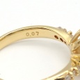 画像5: K18　ゴールド　真珠　約8.8ミリ　ダイヤモンド　0.07ct　指輪　中古　美品　レディース　ジュエリー　ダイヤ　リング　パール　アクセサリー　質屋　6月誕生石 (5)