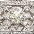 画像5: K18WG ホワイトゴールド ダイヤモンド 0.227ct 0.16ct 指輪 新品仕上済　中古 美品　ダイヤ　4月誕生石　リング　ジュエリー　レディース　幅広　質屋 (5)