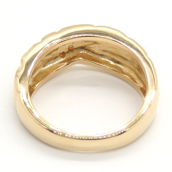 画像5: 【Guy Laroche】ギラロッシュ　K18 ゴールド　K18YG　イエローゴールド　ダイヤモンド 0.04ct 　指輪　中古　美品 新品仕上済　レディース　ジュエリー 　ダイヤ　リング 　質屋